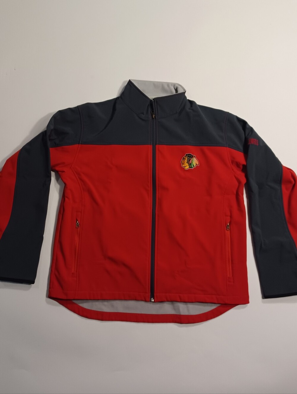 NHL Chicago Blackhawks Jacket Full Zip Up Men's Size Large